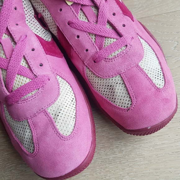 CONVERSE TARGA OX 1984 RE-ISSUE suede Sneakers pink/red SIZE 11 men - Picture 9 of 9